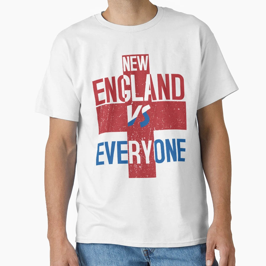 New England Vs Everyone T-Shirt - Fun Novelty Design Men Women - T-Shirt, Sweatshirt, Hoodie