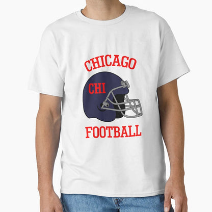 Chicago Football And T-Shirt - Trendy Graphic Men Women - T-Shirt, Sweatshirt, Hoodie