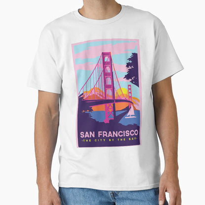 San Francisco T-Shirt - Custom Art Print Unisex - T-Shirt, Sweatshirt, Hoodie
