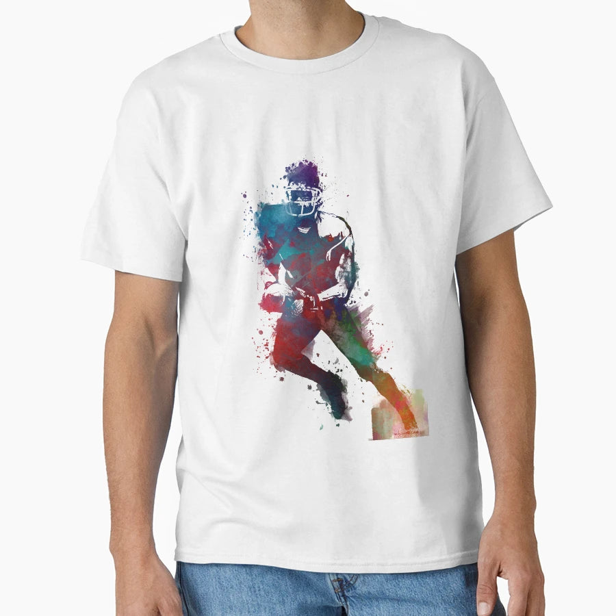 American Football Player 1 Sport T-Shirt - Minimalist Print for Adults - T-Shirt, Sweatshirt, Hoodie