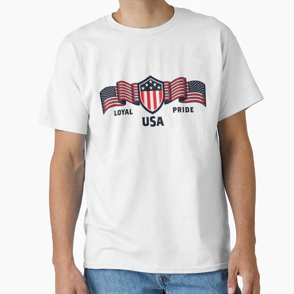 Loyal Pride Usa T-Shirt - Trendy Graphic for Adults - T-Shirt, Sweatshirt, Hoodie