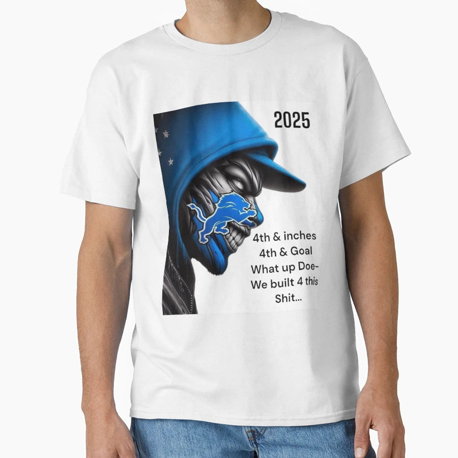 Detriot Lions Mask Up 2025 Championship T-Shirt - Unique Graphic for Adults - T-Shirt, Sweatshirt, Hoodie