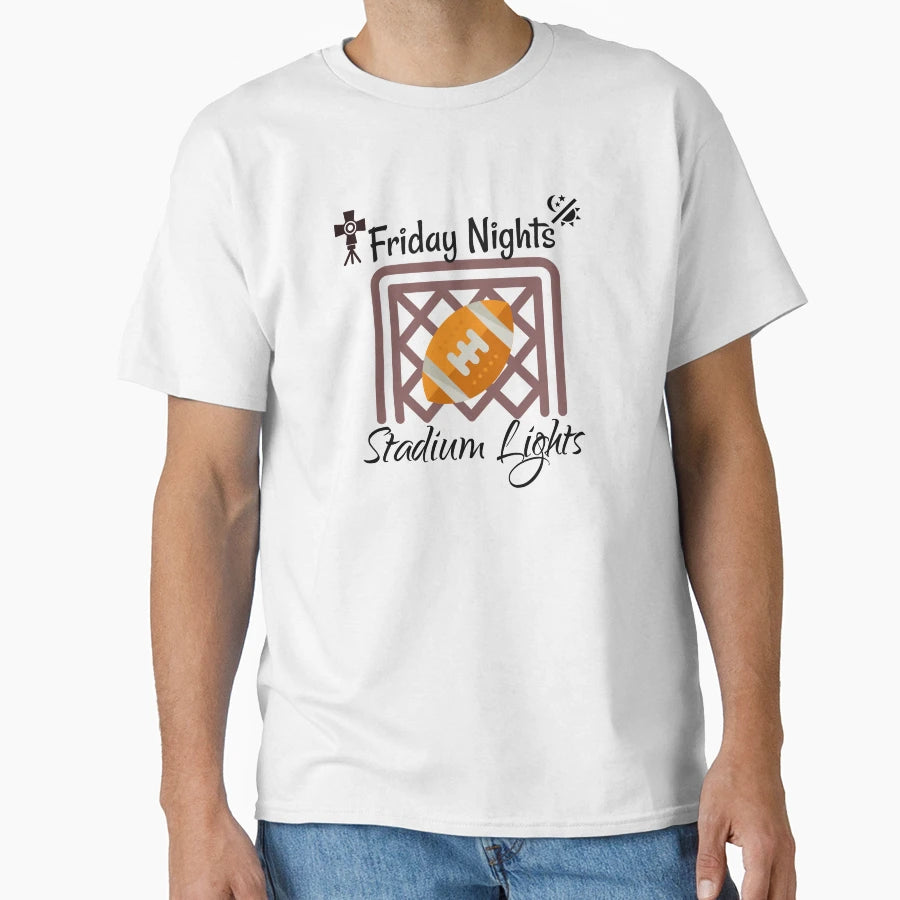 Friday Night Stadium Lights Loves T-Shirt - Novelty Apparel for Adults - T-Shirt, Sweatshirt, Hoodie