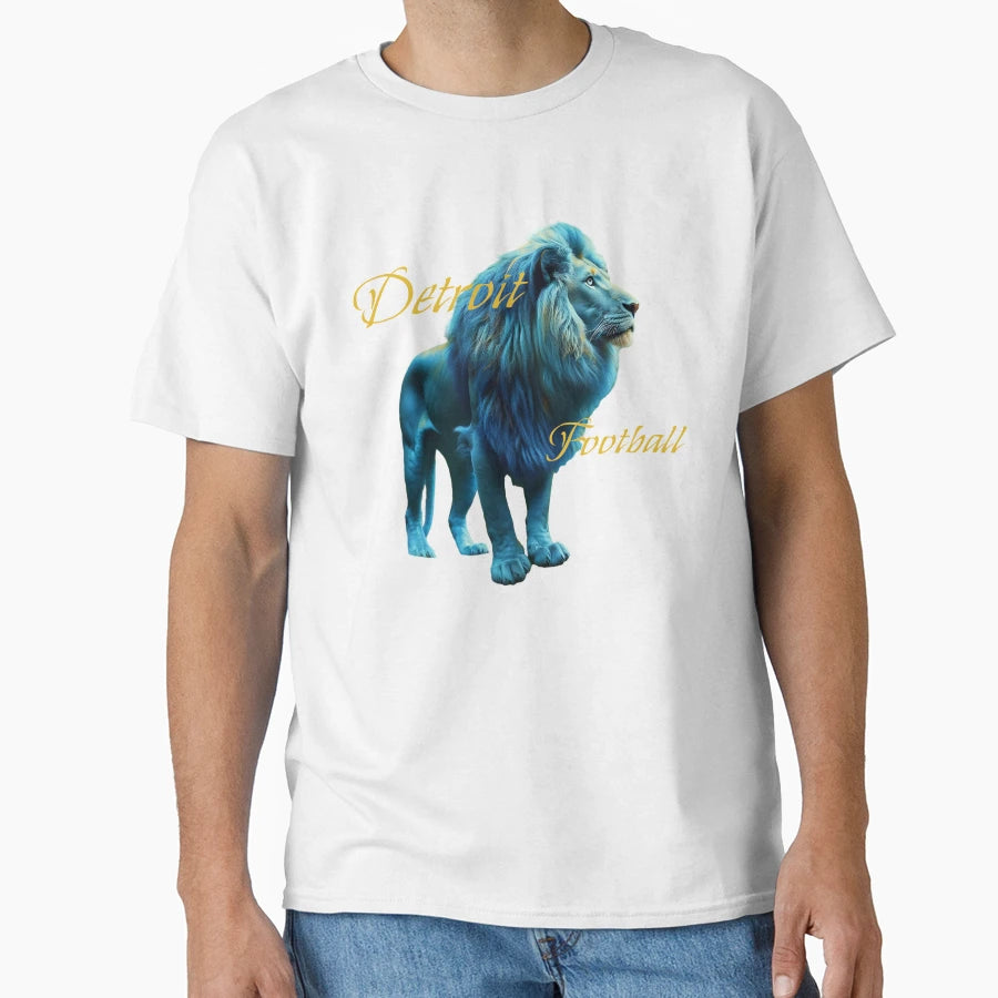 Detroit Football T-Shirt - Unique Graphic Men Women - T-Shirt, Sweatshirt, Hoodie