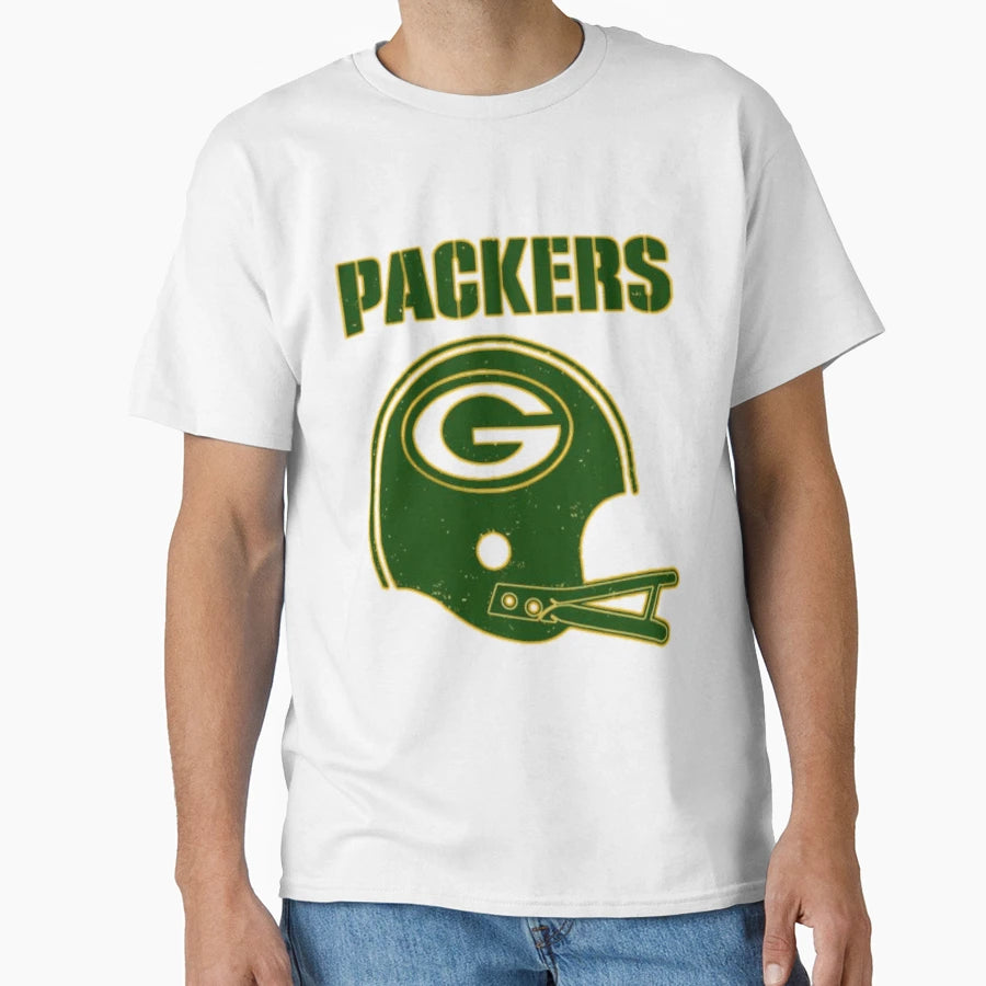 Green Bay Helmet T-Shirt - Fun Novelty Design Unisex - T-Shirt, Sweatshirt, Hoodie