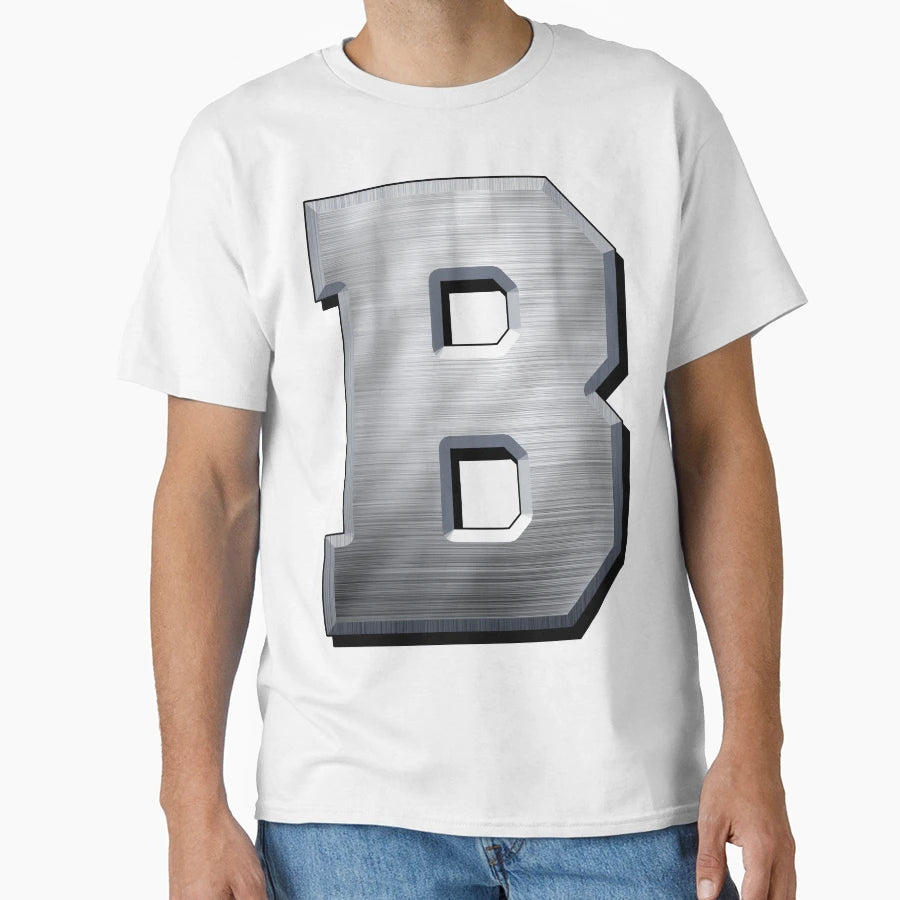 Copy Big Steel Letter B T-Shirt - Fun Novelty Design for Adults - T-Shirt, Sweatshirt, Hoodie