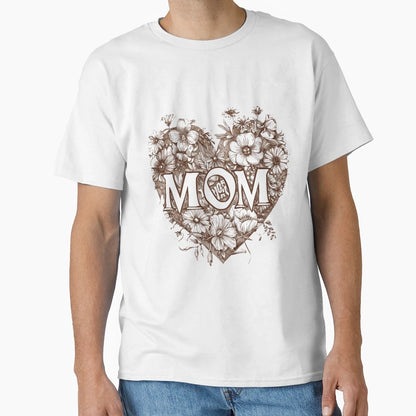 Heart Happy Mothers Day Birthday T-Shirt - Aesthetic Graphic for Adults - T-Shirt, Sweatshirt, Hoodie