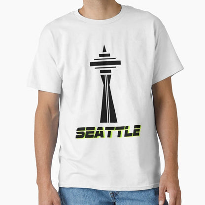 Seattle Space Needle T-Shirt - Aesthetic Graphic for Adults - T-Shirt, Sweatshirt, Hoodie