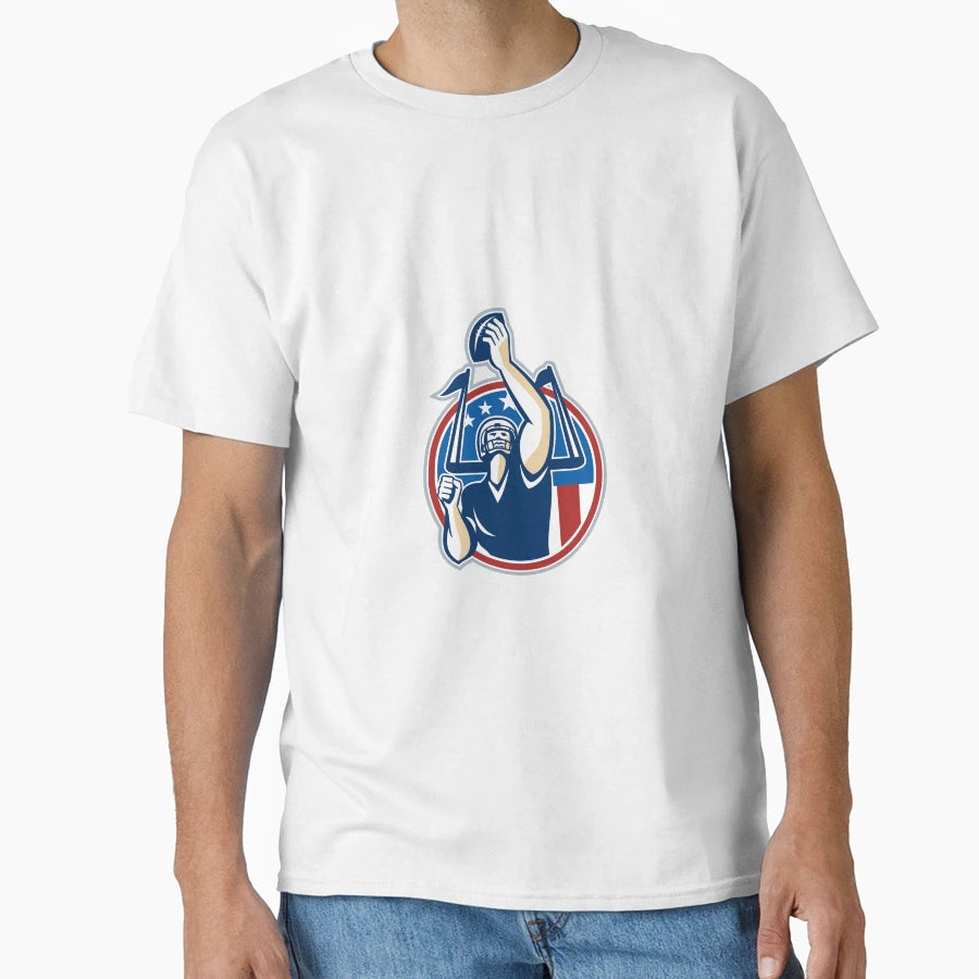 Football Gridiron Player Goal Post T-Shirt - Streetwear Style for Adults - T-Shirt, Sweatshirt, Hoodie