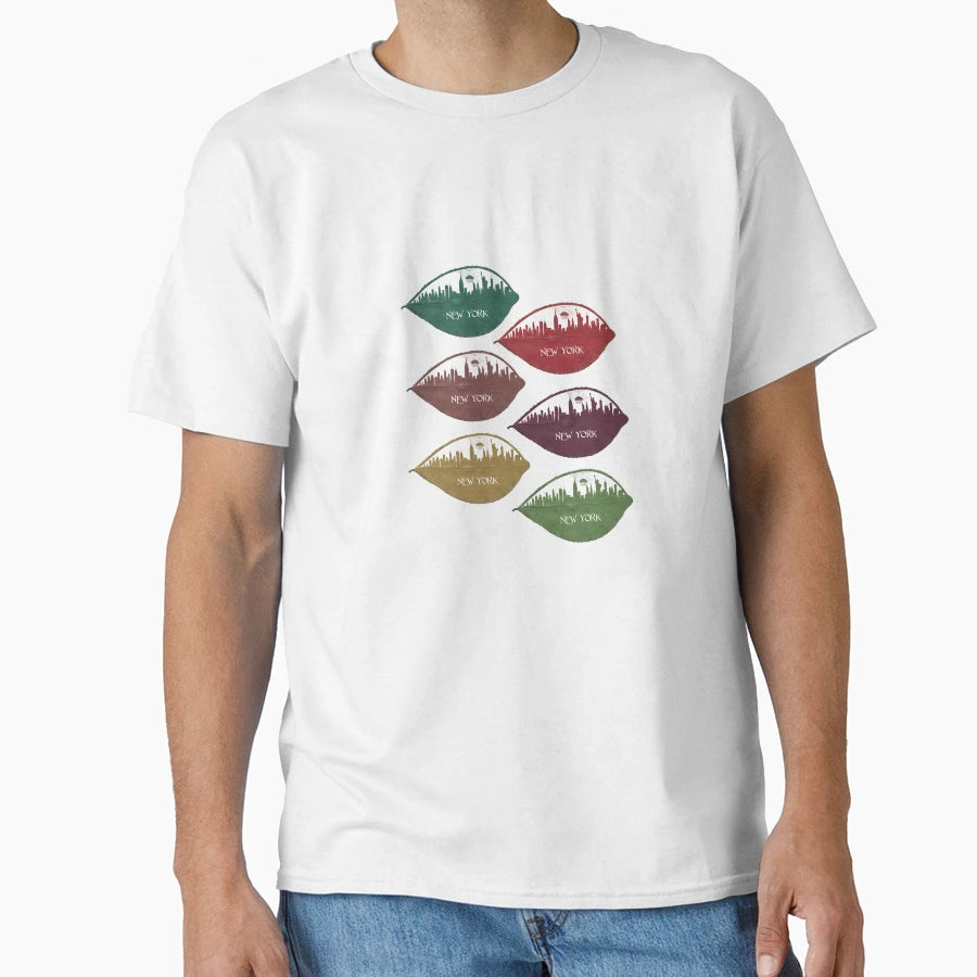 New York Skyline Sunrise T-Shirt - Custom Art Print Unisex - T-Shirt, Sweatshirt, Hoodie