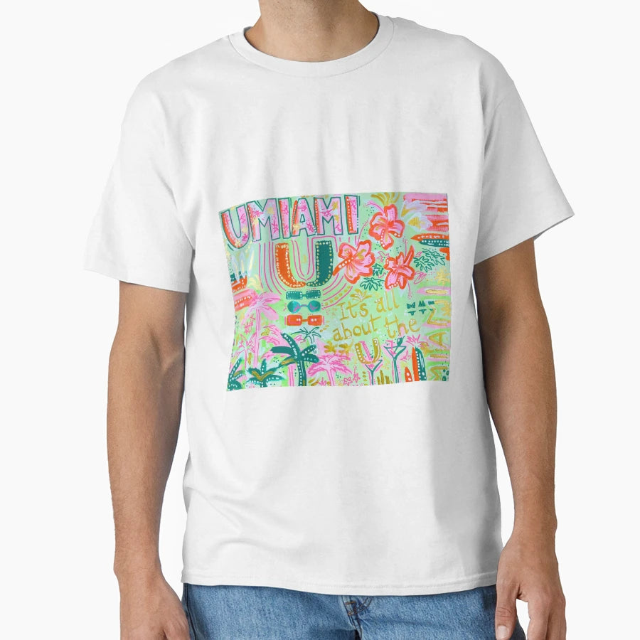 Miami Collage T-Shirt - Minimalist Print Men Women - T-Shirt, Sweatshirt, Hoodie