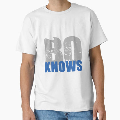 Bo Knows T-Shirt - Streetwear Style for Adults - T-Shirt, Sweatshirt, Hoodie