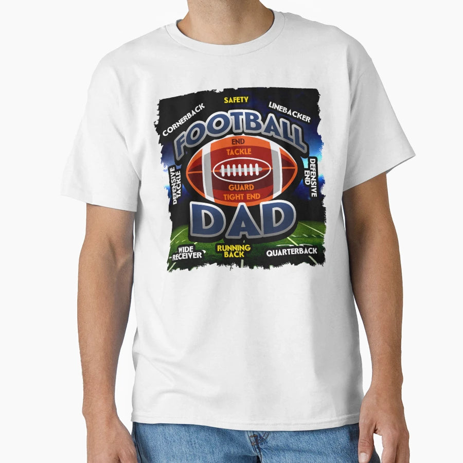American Football Playing Positions T-Shirt - Fun Novelty Design Men Women - T-Shirt, Sweatshirt, Hoodie