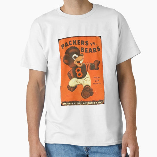 Antique Packers Vs Bears T-Shirt - Novelty Apparel for Adults - T-Shirt, Sweatshirt, Hoodie