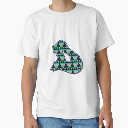 Letter D Pattern T-Shirt - Trendy Graphic for Adults - T-Shirt, Sweatshirt, Hoodie