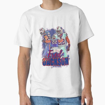Fred Jackson T-Shirt - Unique Graphic Unisex - T-Shirt, Sweatshirt, Hoodie