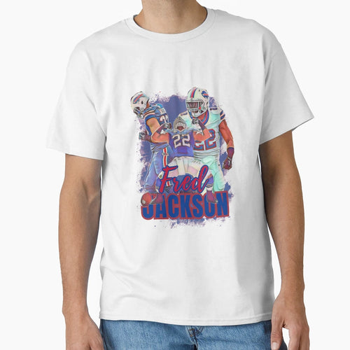 Fred Jackson T-Shirt - Unique Graphic Unisex - T-Shirt, Sweatshirt, Hoodie