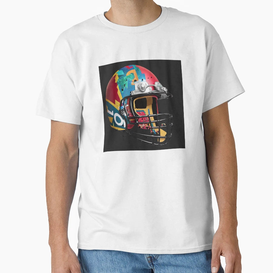 American Football Helmet T-Shirt - Unique Graphic Unisex - T-Shirt, Sweatshirt, Hoodie
