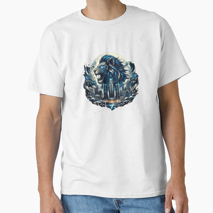 City Lion T-Shirt - Custom Art Print for Adults - T-Shirt, Sweatshirt, Hoodie