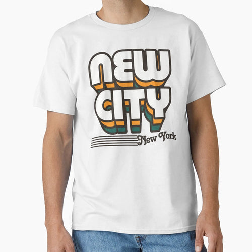 New City New York Stripes T-Shirt - Aesthetic Graphic Unisex - T-Shirt, Sweatshirt, Hoodie