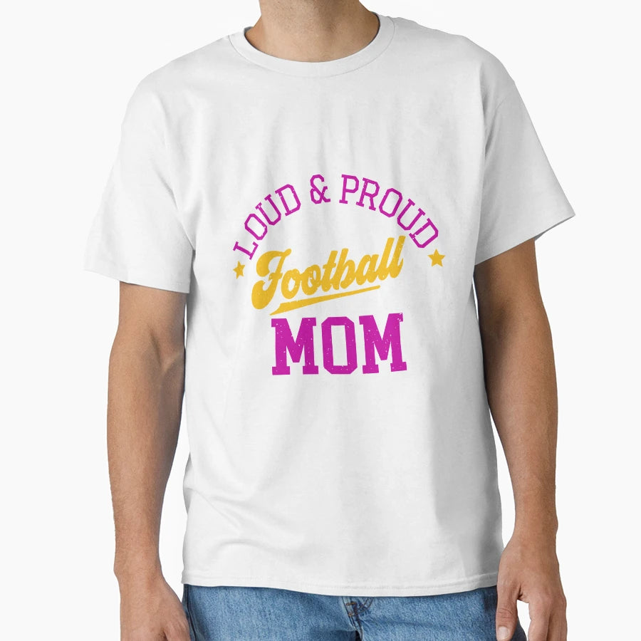 Football Mom T-Shirt - Trendy Graphic Men Women - T-Shirt, Sweatshirt, Hoodie