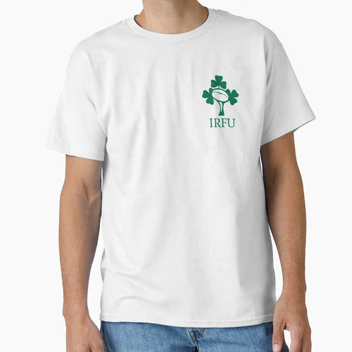 Ireland Rugby T-Shirt - Minimalist Print Men Women - T-Shirt, Sweatshirt, Hoodie