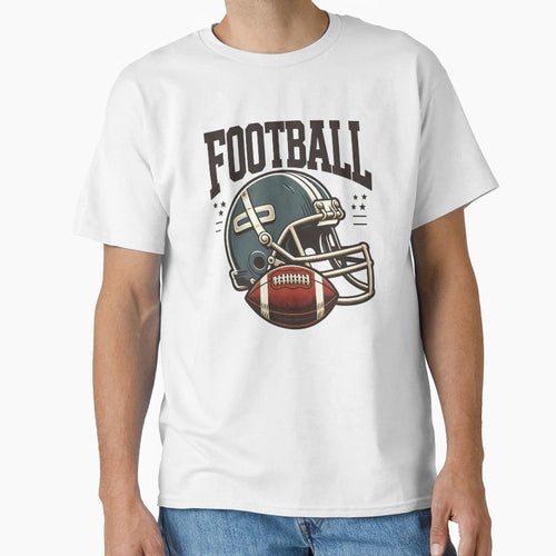 Football Helmet Ball American Football T-Shirt - Novelty Apparel for Adults - T-Shirt, Sweatshirt, Hoodie