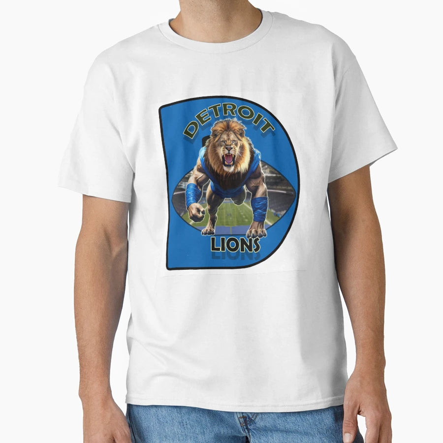 Detroit T-Shirt - Custom Art Print Unisex - T-Shirt, Sweatshirt, Hoodie