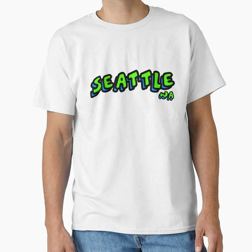 Seattle Bubble T-Shirt - Novelty Apparel for Adults - T-Shirt, Sweatshirt, Hoodie