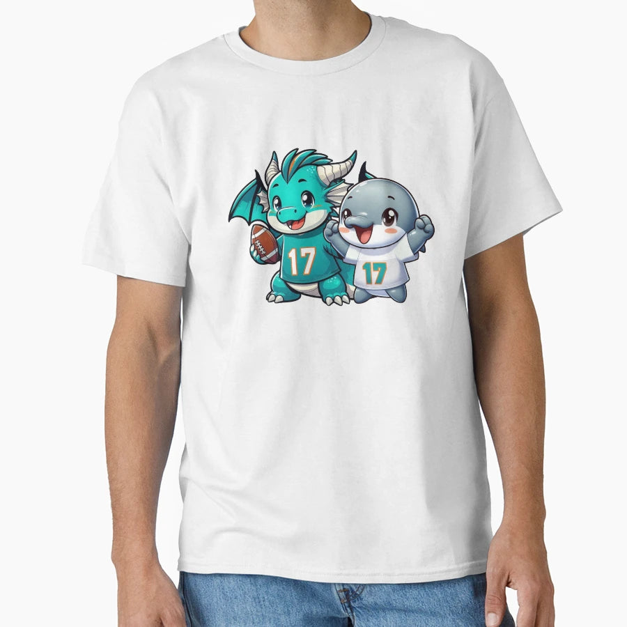 Dolphins Game Day T-Shirt - Minimalist Print Unisex - T-Shirt, Sweatshirt, Hoodie