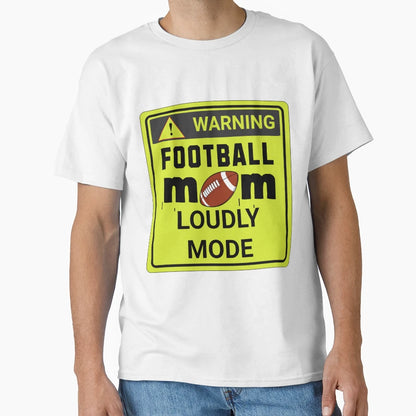 Football Mom T-Shirt - Minimalist Print Unisex - T-Shirt, Sweatshirt, Hoodie