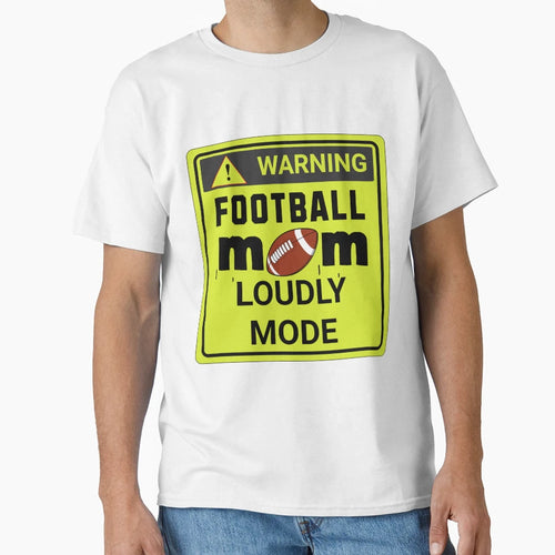 Football Mom T-Shirt - Minimalist Print Unisex - T-Shirt, Sweatshirt, Hoodie