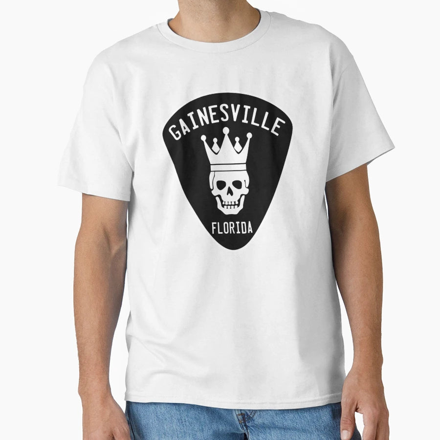 Gainesville Florida Guitar Pick T-Shirt - Graphic Print Unisex - T-Shirt, Sweatshirt, Hoodie
