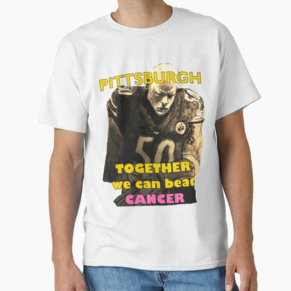 Pittsburgh Beat Cancer Together T-Shirt - Fun Novelty Design for Adults - T-Shirt, Sweatshirt, Hoodie