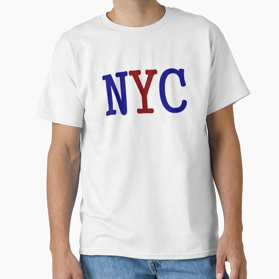 Nyc New York City Blue Red T-Shirt - Trendy Graphic Unisex - T-Shirt, Sweatshirt, Hoodie