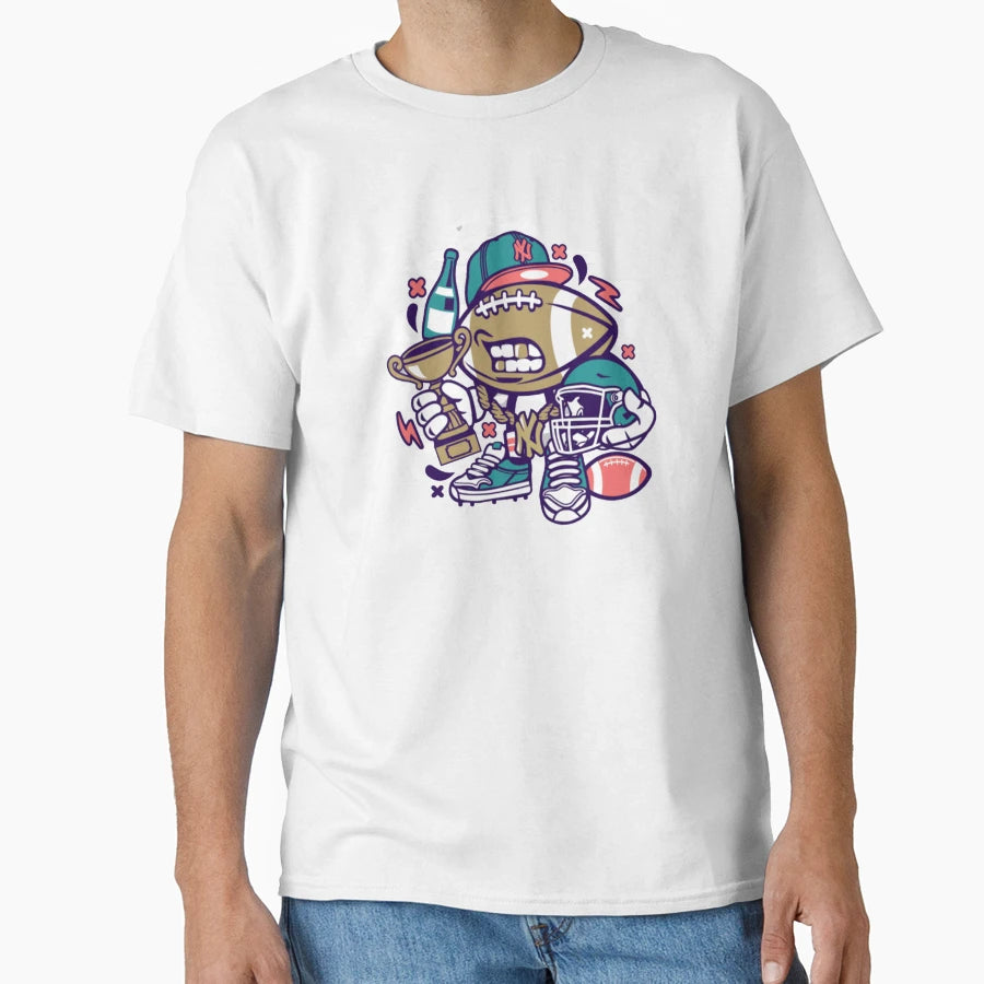Football Sport Champions T-Shirt - Aesthetic Graphic Men Women - T-Shirt, Sweatshirt, Hoodie