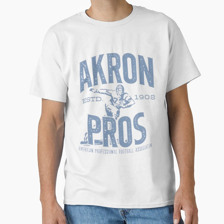 Akron Pros Football Logo T-Shirt - Fun Novelty Design Men Women - T-Shirt, Sweatshirt, Hoodie
