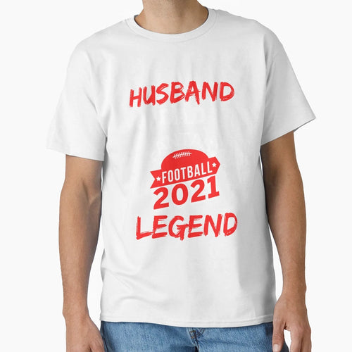 Husband Dad Fantasy Football Legend T-Shirt - Aesthetic Graphic for Adults - T-Shirt, Sweatshirt, Hoodie