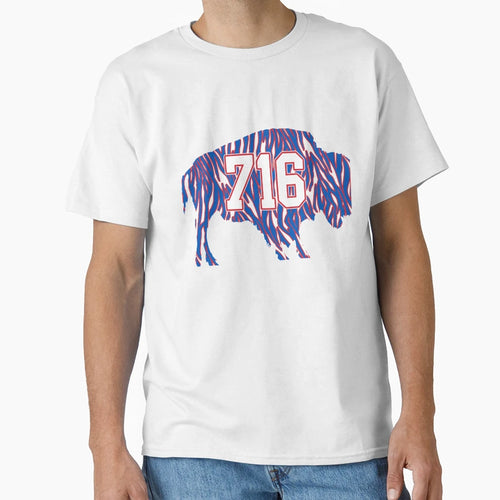 716 Red Stripes T-Shirt - Graphic Print Unisex - T-Shirt, Sweatshirt, Hoodie