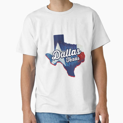 Dallas Texas City T-Shirt - Unique Graphic Men Women - T-Shirt, Sweatshirt, Hoodie