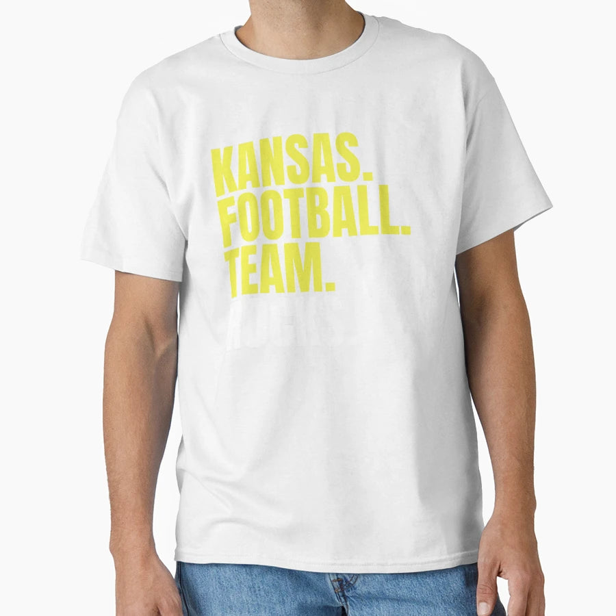Copy Kansas City Football Kansas T-Shirt - Minimalist Print Unisex - T-Shirt, Sweatshirt, Hoodie