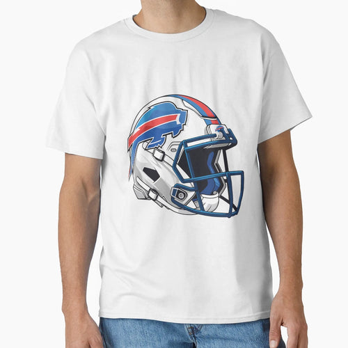 Buffalo Bills Helmet Art Funny Buffalo T-Shirt - Trendy Graphic Men Women - T-Shirt, Sweatshirt, Hoodie