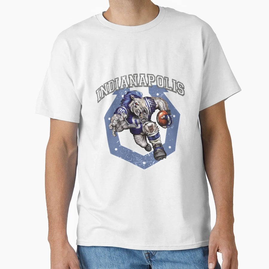 Indianapolis Football T-Shirt - Aesthetic Graphic Unisex - T-Shirt, Sweatshirt, Hoodie