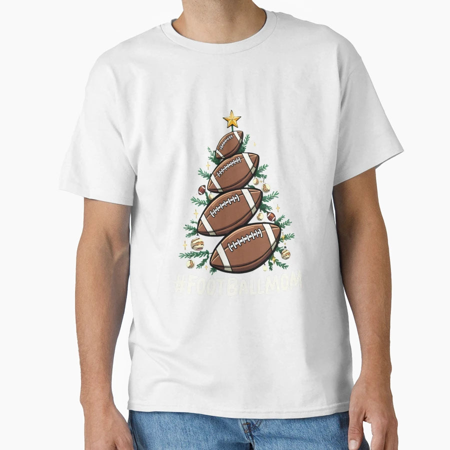 Football Mom Tree T-Shirt - Minimalist Print for Adults - T-Shirt, Sweatshirt, Hoodie