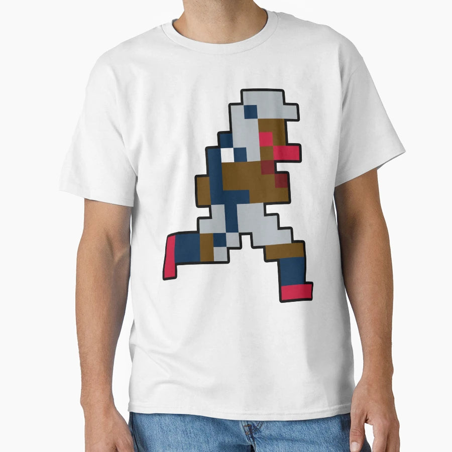 8 Bit New England Pixel Football T-Shirt - Fun Novelty Design for Adults - T-Shirt, Sweatshirt, Hoodie