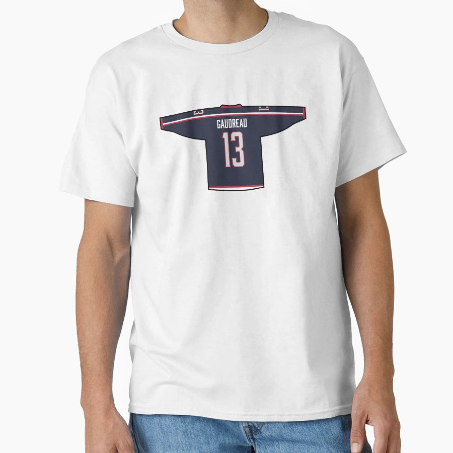 Johnny Gaudreau Jersey T-Shirt - Casual Everyday Wear for Adults - T-Shirt, Sweatshirt, Hoodie