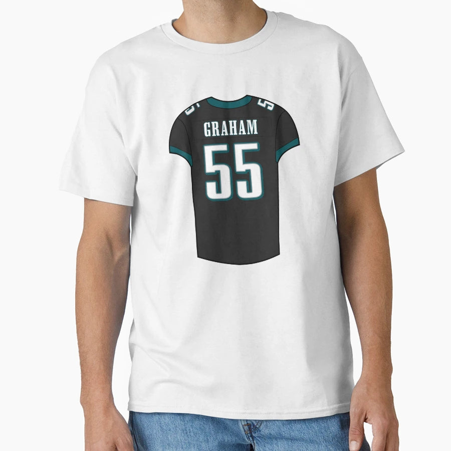 Brandon Graham Alternate Jersey T-Shirt - Unique Graphic for Adults - T-Shirt, Sweatshirt, Hoodie