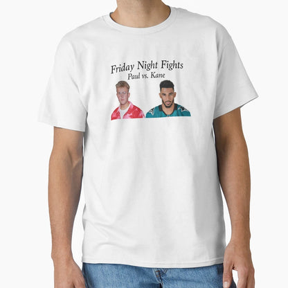 Jake Paul Vs Evander Kane T-Shirt - Casual Everyday Wear Unisex - T-Shirt, Sweatshirt, Hoodie