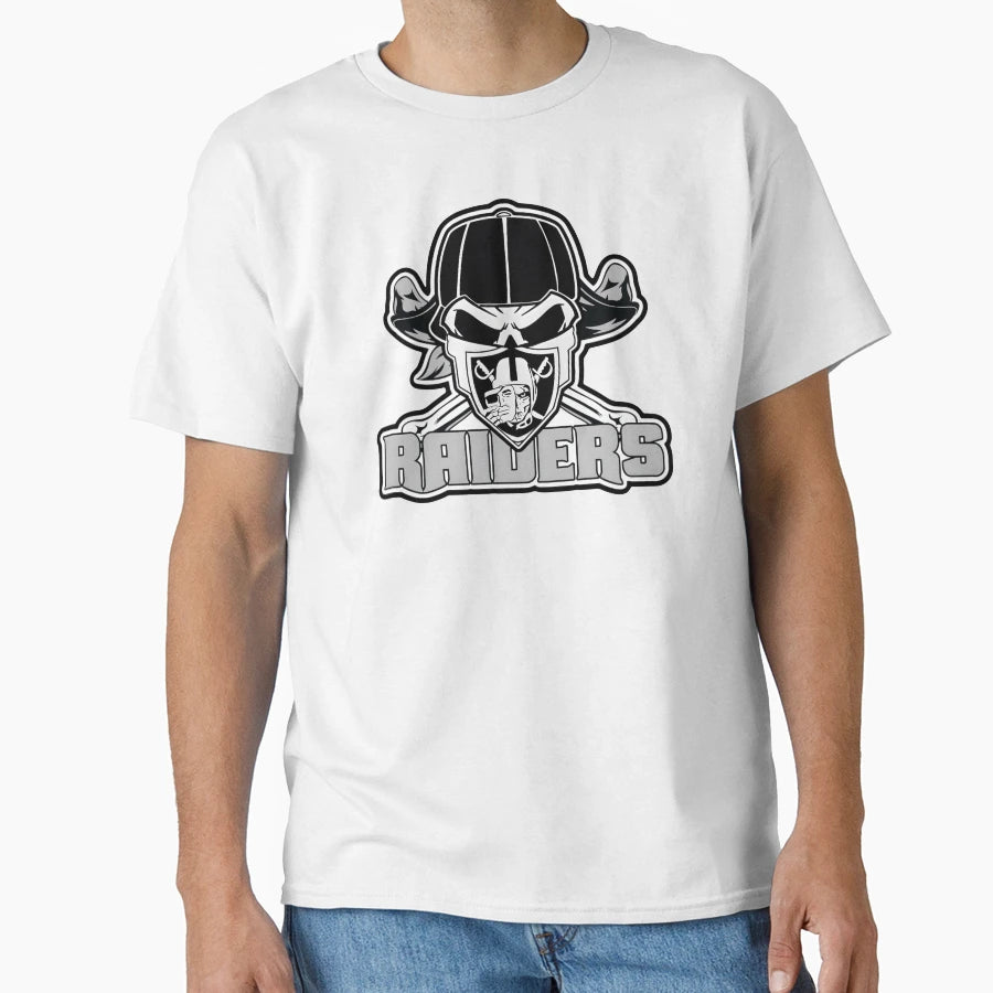 Raider Skull And Bones T-Shirt - Aesthetic Graphic Men Women - T-Shirt, Sweatshirt, Hoodie