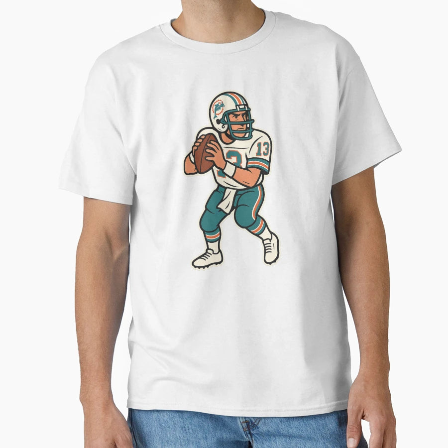 Gridiron Greats Cartoon Tribute T-Shirt - Fun Novelty Design for Adults - T-Shirt, Sweatshirt, Hoodie